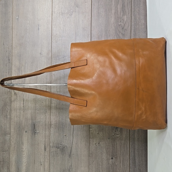 Able Handbags - Large ABLE Brown Leather Tote Bag